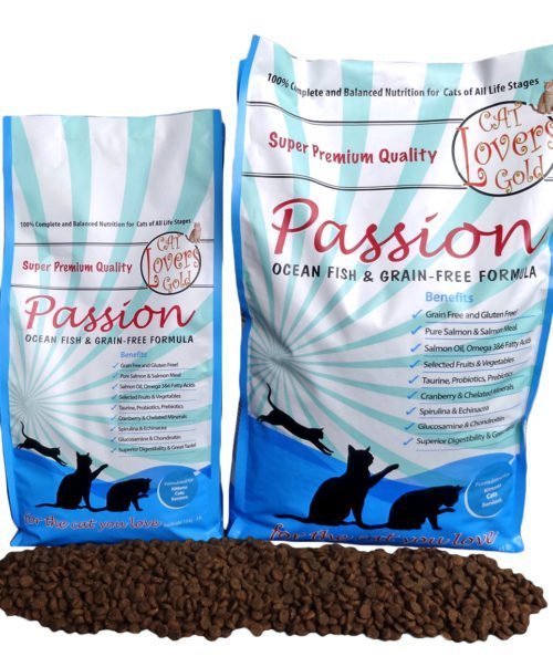 Cat lovers gold passion ocean fish