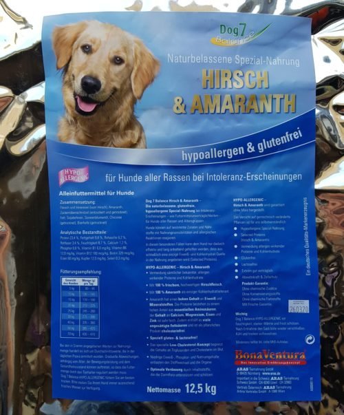 Hypo-allergenic  briedis + amarants
