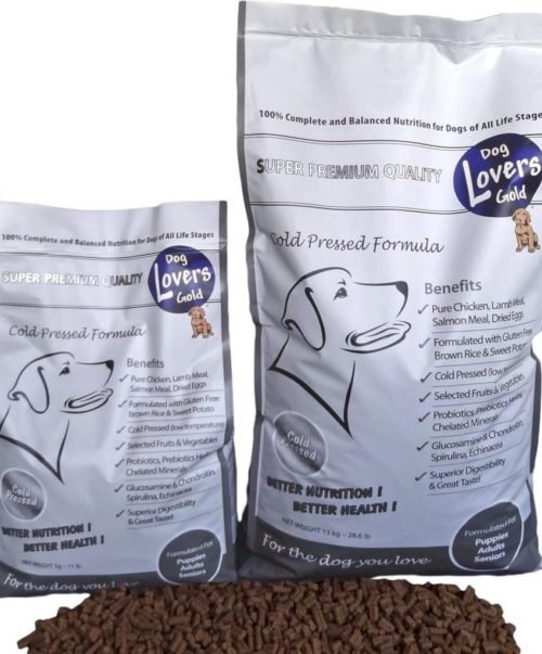 Dog Lovers Gold Cold Pressed Original