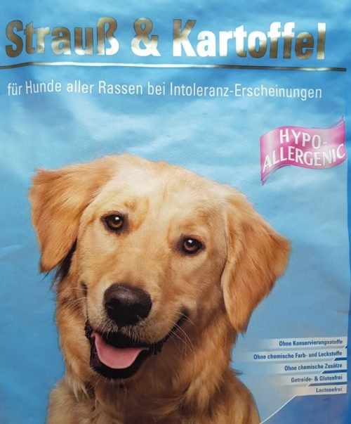 Hypo-alerģiskas strauss + kartupelis
