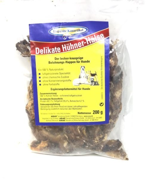 Delikatešu vistas kakliņi