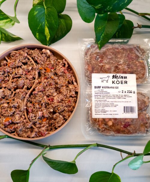 MK BARF küülik menüü 2*250g